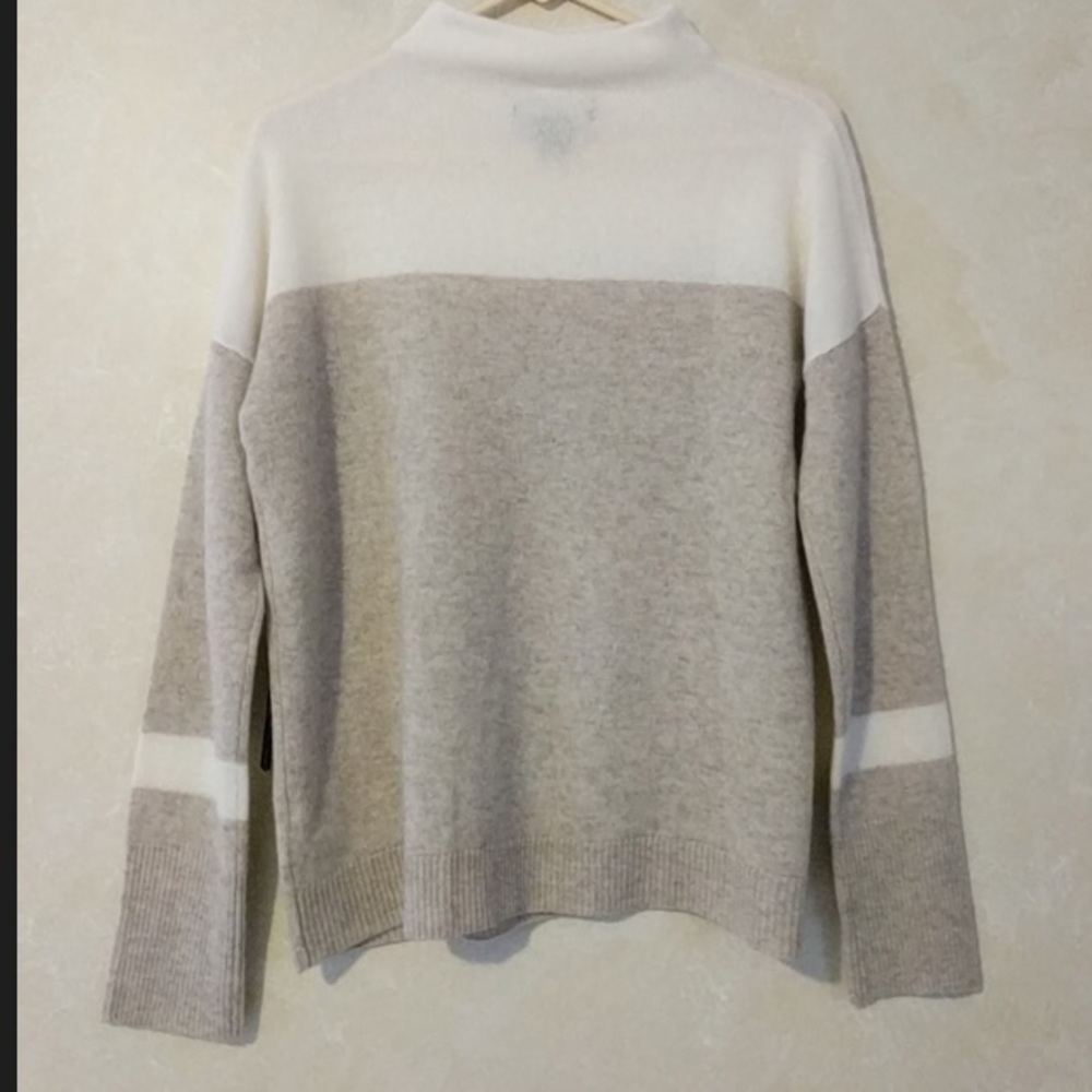 100% Cashmere Mock Neck Sweater